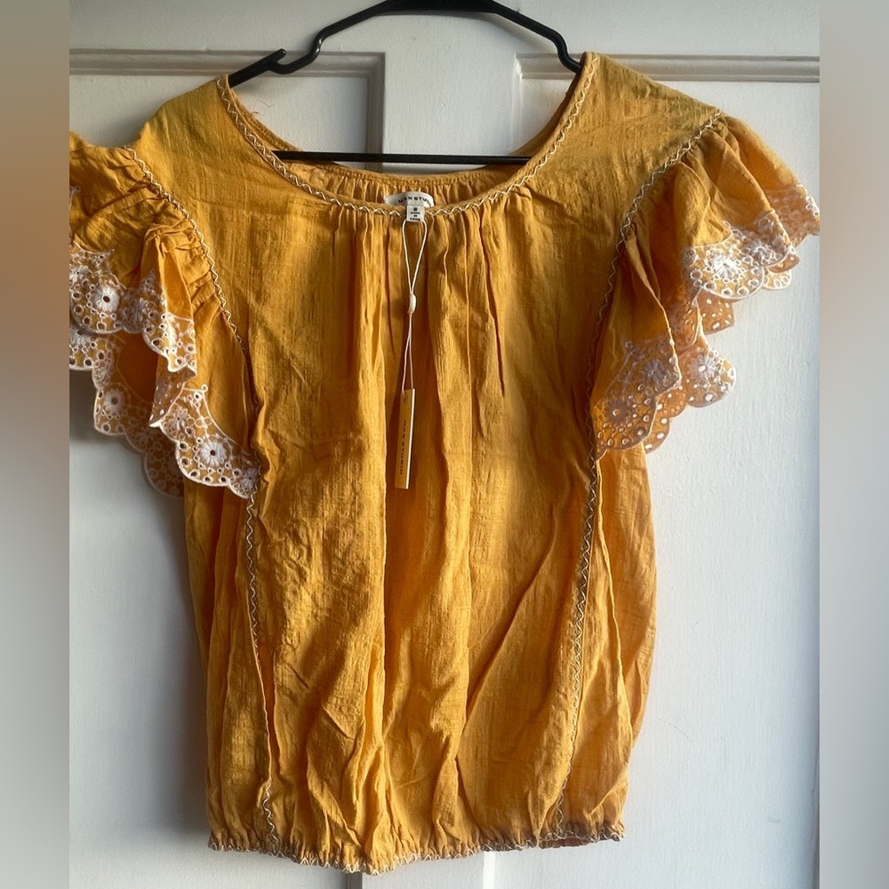 Women’s Blouse Yellow Size S
